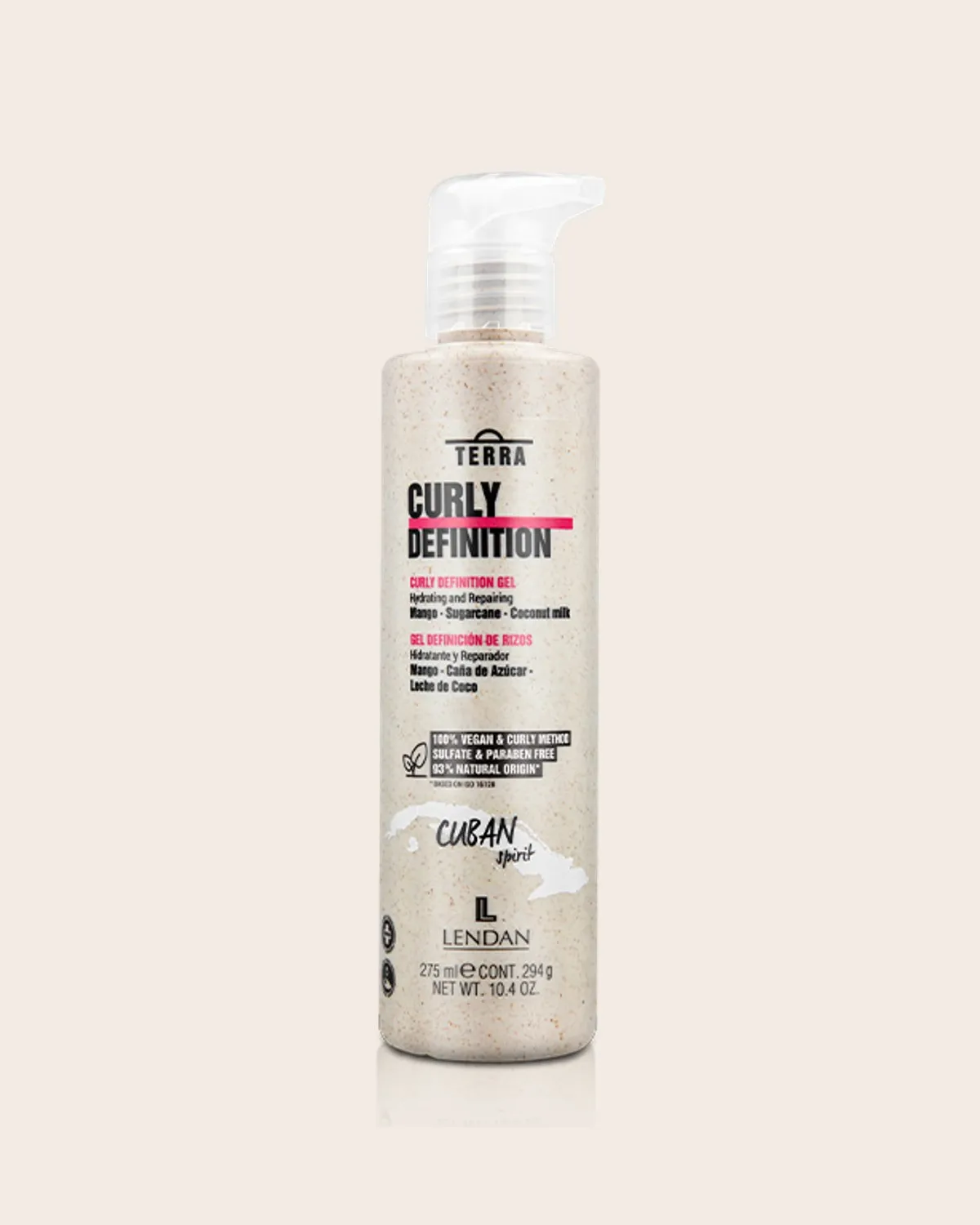 Gel de rizos Lendan Terra Curly Definition de 275 ml